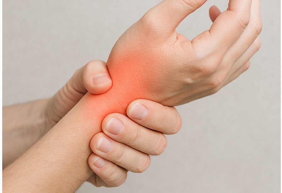 엄지손목통증드퀘르뱅건초염