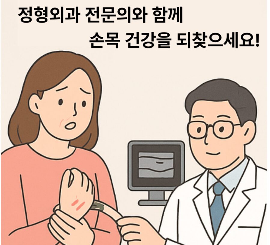 엄지손목통증드퀘르뱅건초염