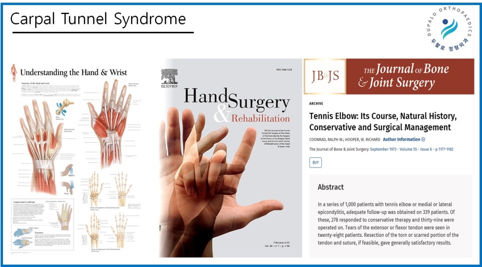 손목터널증후군 주사, 파스는 효과가 없는 이유?!